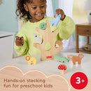 Fisher-Price Wood Stacking Toy Balance Tree, 10 Wooden Pieces - Brand New