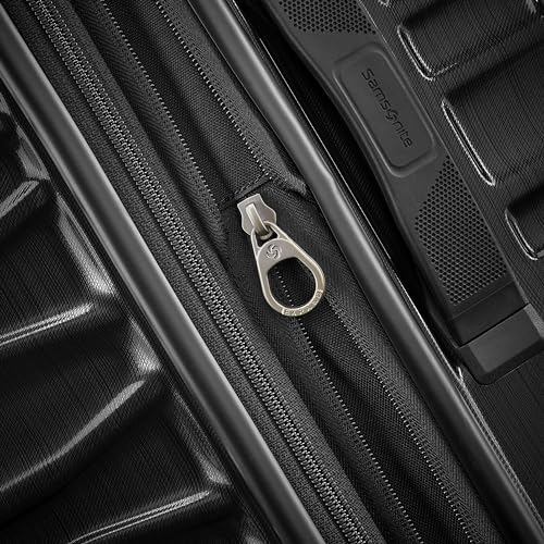 SAMSONITE STRYDE 2 HARDSIDE EXPANDABLE, 2 PC SET (22X14X9/LG), STEALTH BLACK - Brand New