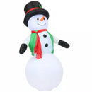 SUNNYDAZE 6.8 FT. HOLLY JOLLY SNOWMAN OUTDOOR INFLATABLE DECORATION - SNOWMAN - Like New