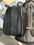 PET PEPPY 2 SIDE EXPANDABLE PET CARRIER (WITH WHEEL BASE) - GRAY,ORANGE - Like New