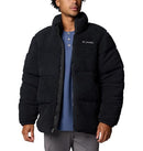 Wm748 Columbia Men's Puffect II Sherpa Jacket Black Small - Like New