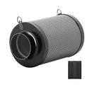 iPower 4" Air Carbon Filter Odor Control Australia Virgin Premium Charcoal Black - Like New