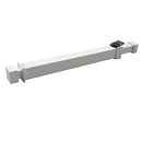 IDEAL SECURITY SLIDING WINDOW SECURITY BAR PATIO DOOR WINDOW BARS - WHITE - Like New