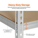 AMAZON BASICS MEDIUM DUTY STORAGE SHELVING 36 X 18 X 72 WHITE - AMBS03 - Like New