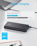 Anker PowerCore 26800mAh PD 45W 60W PD Charger Power Portable A1376 - Black - Like New