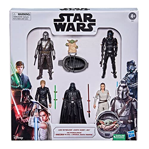 Star Wars Darth Action Figure Set of 6 for 4+ Years Kids 6 Inch (15.2cm) MULTI - Like New