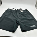 HURLEY WARMUP SHORT BLACK WITH A GRAY STRIPE - SIZE: MEN M - BLACK - Brand New
