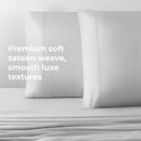 Cariloha Resort 4-Piece Sateen Sheet Set | White | Cal King | Cooling - Brand New