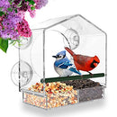 Mrcrafts Window Bird Feeder for Outside - MRCRAFTS-BF04-White - Like New