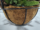 WICKER PARK 18" UNLIT BERRY & PINECONE HANGING BASKET - Like New