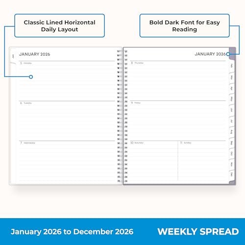 Blue Sky 2026 Weekly and Monthly Planner Calendar - Laila - Brand New