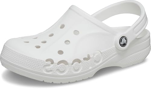 10126 CROCS BAYA UNISEX CLOG SANDALS COMFORT MEN 9 WOMEN 11 WHITE - Brand New