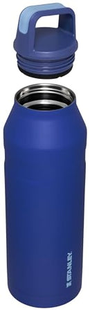 STANLEY ICEFLOW CAP AND CARRY WATER BOTTLE WIDE MOUTH TWIST LID - LAPIS - Brand New