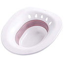 Sitz Bath for Toilet Hemorrhoids Wash (B0874VMFHS) - MissZM (Pink) - Brand New