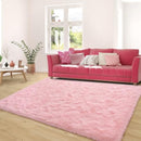Ultra Soft Pink Rugs for Bedroom 6x9 Feet, Fluffy Shag Area Rugs for Living Room - Like New
