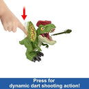 Mattel Jurassic World Uncaged Dinosaur Toy, Fierce Launchin' Dilophosaurus - Brand New