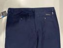 GALAXY BY HARVIC PANTS WOMEN 4 WAY STRETCH CASUAL - 36WX29L - NAVY - Brand New