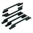 LUXSAMG 5 PACK CABINET PULLS SOLID ALLOY 5.04" (128MM) HOLE CENTER - BLACK - Brand New