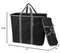 CleverMade Collapsible Laundry Basket BLACK/GREY 2 Pack 7070-0006-0011 Like New