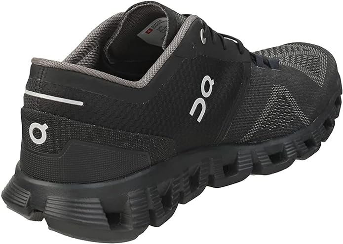 40.99706 ON Cloud X Men's Running Shoes Black/Asphalt Size 9.5 - Scratch & Dent