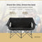 ARROWHEAD OUTDOOR Portable Folding Double Duo Camping Chair Loveseat Like New