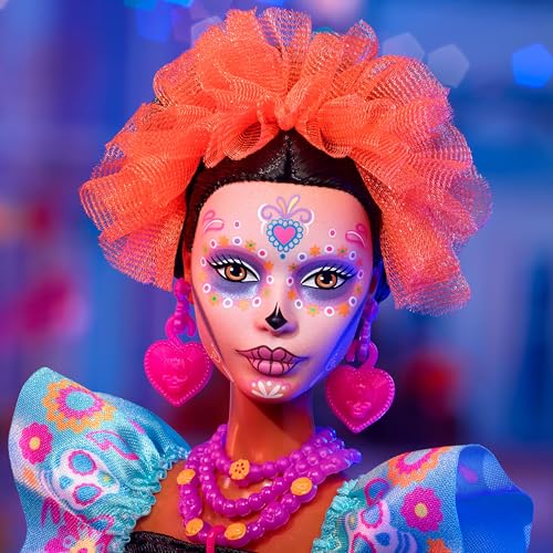 BARBIE SIGNATURE DOLL 2024 DÍA DE MUERTOS COLLECTIBLE BLACK DRESS - MULTI-COLOR - Like New