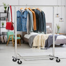 Simple Houseware Heavy Duty Clothing Garment Rack B01MSAVQJO - Chrome - Brand New