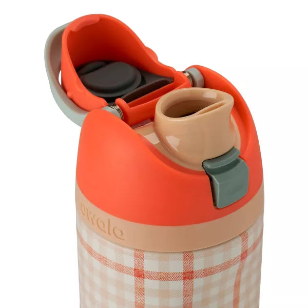 OWALA SPECIAL 16OZ STAINLESS STEEL INSULATED WATER BOTTLE - GINGHAM GETAWAY - Like New