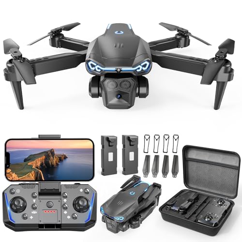 X-shop Drone with Camera 1080P HD FPV Mini Drones Altitude 3D Flips - BLACK Like New