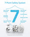 ANKER USB TRAVEL POWER STRIP 321 POWER CHARGING STATION 8FT CORD - WHITE - Like New