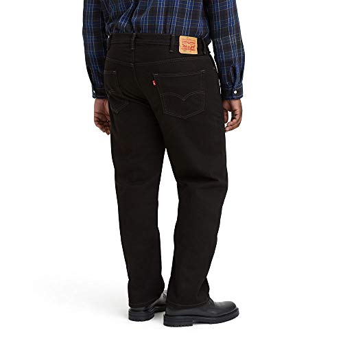 LEVI'S MEN'S 505 STANDARD FIT JEANS - SIZE: MEN 34X29 - BLACK - Brand New