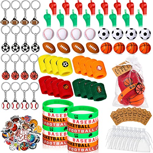 Junkin 162 Pcs Sport Party Favors Set, Sport Party Gift Bag Fillers - Brand New