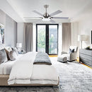 PARROT UNCLE F8253110V 60 INCH LARGE CEILING FAN- SILVER - Like New