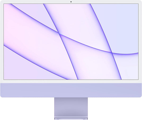 APPLE iMAC 24" 4480X2520 M1 8-CORE CPU 16GB 256GB SSD M1 8-CORE GPU FPR - PURPLE Like New