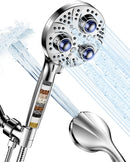 SURPZON Filtered Shower Head with Detachable Handheld 5.1'' 14811 - Silver - Like New