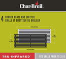 Char-Broil 9127385 Commercial Series TRU-Infrared Replacement Grate, Emitter - Brand New