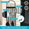 Sunnydaze 4-Piece Fireplace Tool Set with Stand - Indoor Hearth Accessories - Brand New