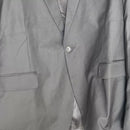 COOFANDY MENS BLAZER  SPORT JACKET ONE BUTTON BLACK SUIT - SIZE: MEN 2XL - BLACK - Brand New