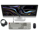 KEYCHRON C2 108 KEYS FULL SIZE WIRED MECHANICAL KEYBOARD BROWN SWITCH - GRAY - Like New