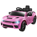 ENYOPRO 12V 7AH KIDS RIDE ON LICENSED DODGE CHARGER SRT HELLCAT - PINK - Like New