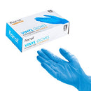 Karat Vinyl Powder-Free Gloves (Blue) - Case of 1000 (Large) - Brand New