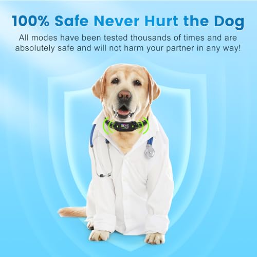 QIVONDA BARK COLLAR FOR DOGS WITH BEEP VIBRATION - BLACK - Like New