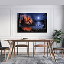 GENERIC JESSE BARNE OUT OF THE ASHES POSTER DECORATIVE PAINTING CANVAS - MULTI - Like New