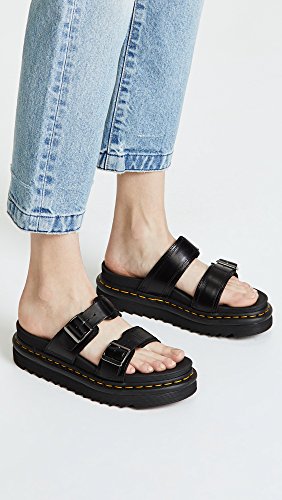 23523001 DR. MARTENS UNISEX MYLES BLACK BRANDO SANDAL SIZE M5/W6 BLACK BRANDO - Like New