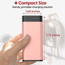 TALK WORKS PORTABLE CHARGER - FAST CHARGING POWER BANK - ROSE GOLD - Like New