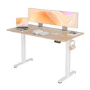 YDN ELECTRIC STANDING DESK 55X24 INCH DESK ADJUSTABLE - NATURAL - Like New
