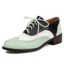 GALINDOPIA UNISEX OXFORD SHOES TWO TONE PERFORATED WINGTIP BROGUE - SIZE:12/46 - Like New