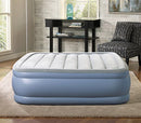 Beautyrest Hi-Loft Inflatable Mattress Raised-Profile Air Bed with Pump Blue - Brand New