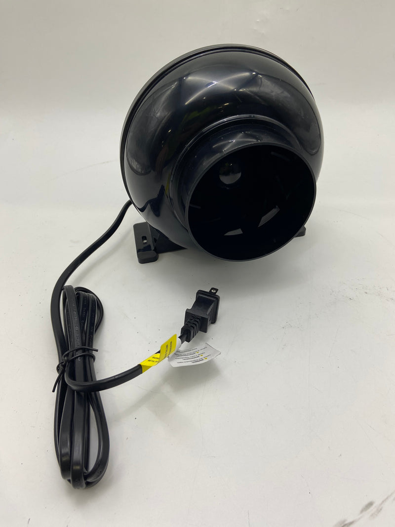 IPOWER POWER 4INCH INLINE FAN AIR CARBON FILTER DUCTING SET - BLACK - Like New