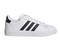 ADIDAS GRAND COURT 2.0 WOMENS SNEAKERS - SIZE: WOMEN 7.5 - WHITE/BLACK - Like New
